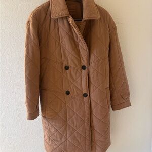Avec Les Filles Quilted Long Coat | Excellent Condition